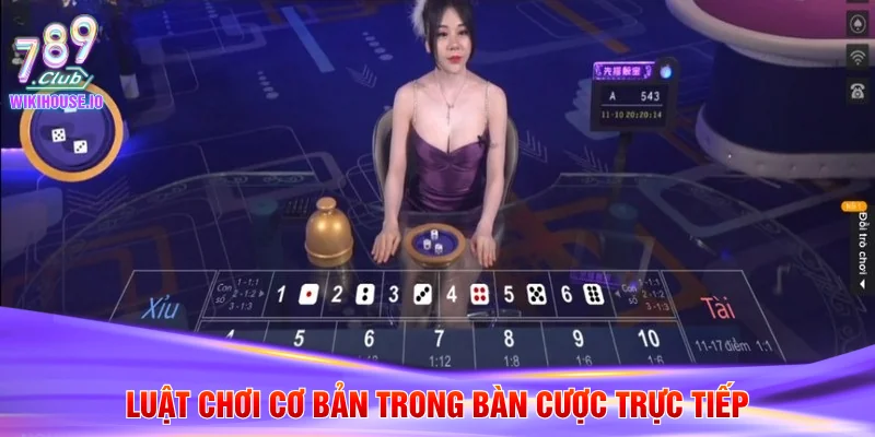 Tài Xỉu Live Stream Đỉnh Cao Tại Cổng Game 789Club 3 Luật chơi cơ bản trong bàn cược trực tiếp